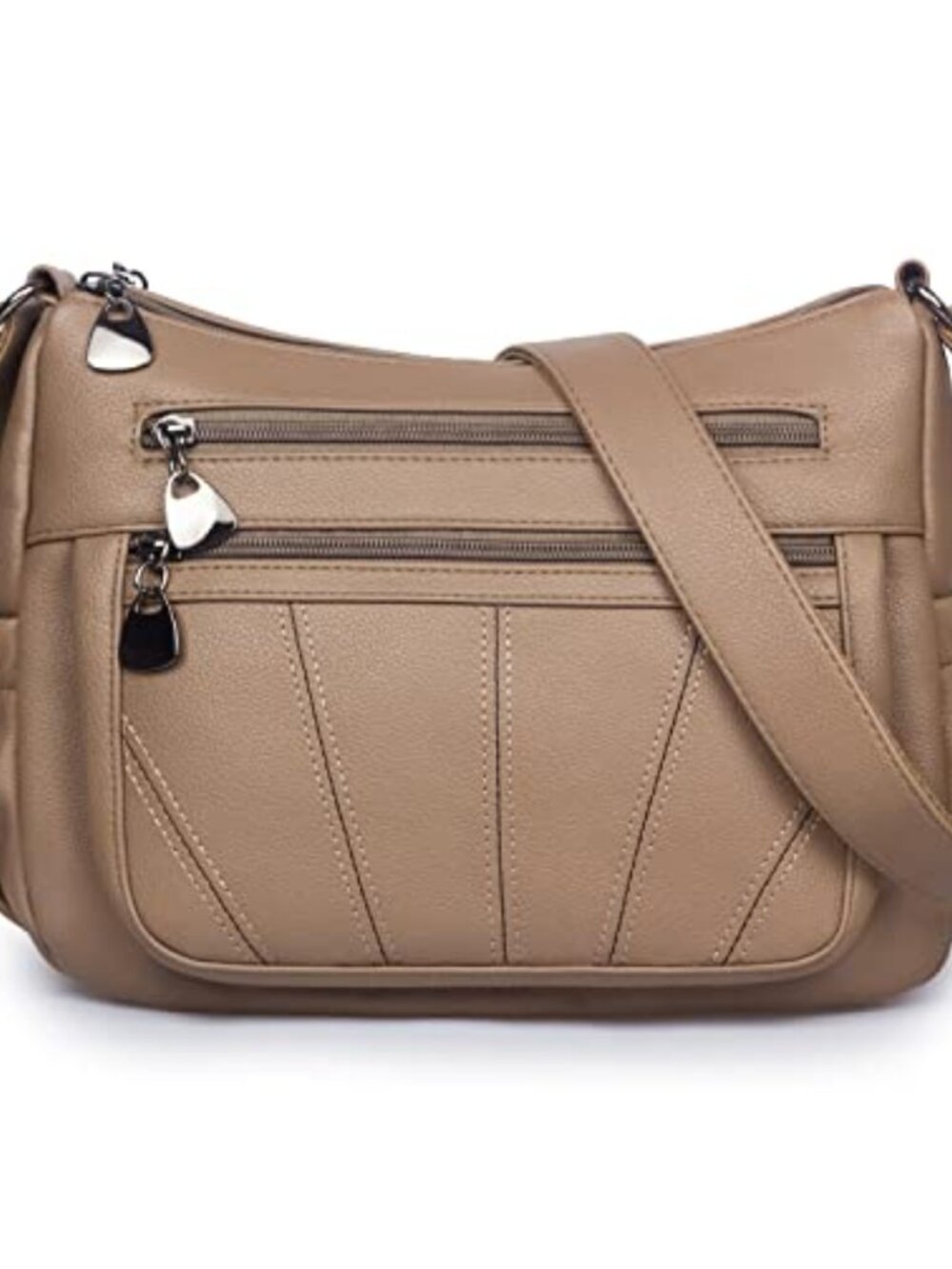 Soft PU Leather Crossbody Purse Satchel Shoulder Bag for Women
